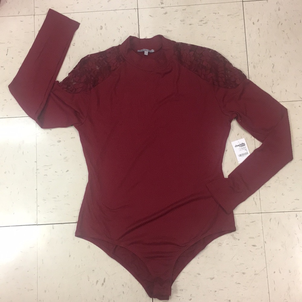 Maroon bodysuit